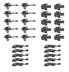 Heavy Weapons Upgrade Set – Volkite Culverins, Lascannons, and Autocannons